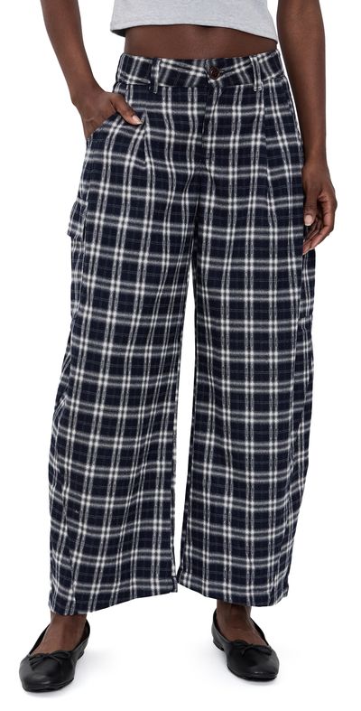 Lioness Lioness Nova Pants Navy Plaid