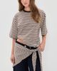 Lioness Lioness Olsen Knit Tee DARK CHOCOLATE STRIPE - 2