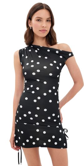 Lioness Lioness Original Sin Mini Dress NOIR POLKA