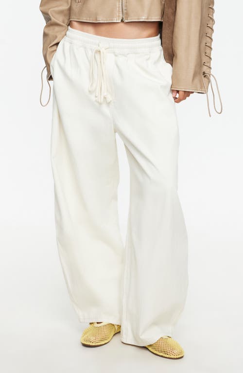 LIONESS LIONESS Out of Office Cotton Drawstring Pants