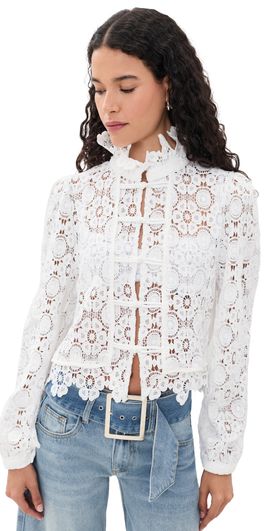 Lioness Lioness Overtime Blouse Porcelain
