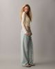 Lioness Lioness Penny asymmetric button detail relaxed leg jeans in light wash-Blue - 2