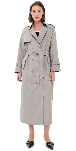 Lioness Lioness Penny Trench Coat Ash