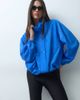 Lioness Lioness Penthouse tie funnel neck windbreaker jacket in pool party blue - 1