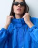Lioness Lioness Penthouse tie funnel neck windbreaker jacket in pool party blue - 2