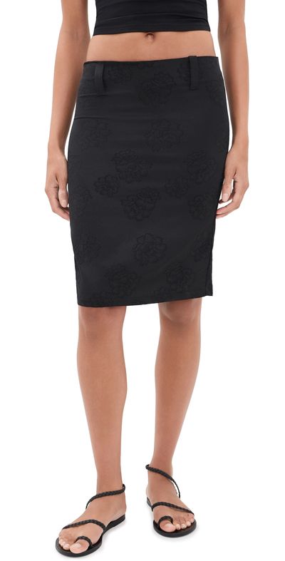 Lioness Lioness Play On Midi Skirt Noir
