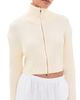 Lioness Lioness Priority Knit Zip Cardigan Cream - 1