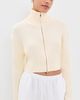 Lioness Lioness Priority Knit Zip Cardigan Cream - 2