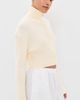 Lioness Lioness Priority Knit Zip Cardigan Cream - 4