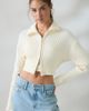 Lioness Lioness Priority Zip-Up Mock Neck Sweater in White, Women's at Urban Outfitters - 1