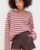 Lioness Lioness Rebels Jersey Burgundy Blush Stripe - 2