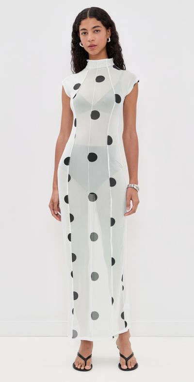 Lioness Lioness Redefined Maxi Dress Moonlight Polka