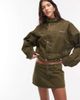 Lioness Lioness Rhode cotton blend cargo mini skirt in khaki - part of a set-Green - 1
