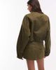 Lioness Lioness Rhode cotton blend cargo mini skirt in khaki - part of a set-Green - 4