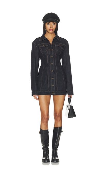 LIONESS LIONESS Rider Denim Mini Dress