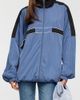 Lioness Lioness Roades Windbreaker Funnel Neck Jacket in Slate Blue, Women's at Urban Outfitters - 1