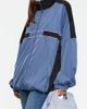 Lioness Lioness Roades Windbreaker Funnel Neck Jacket in Slate Blue, Women's at Urban Outfitters - 3