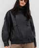 Lioness Lioness Rogue Faux Leather Bomber Jacket Onyx - 2