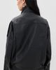 Lioness Lioness Rogue Faux Leather Bomber Jacket Onyx - 3