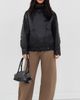 Lioness Lioness Rogue Faux Leather Bomber Jacket Onyx - 5