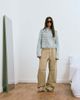 Lioness Lioness Rush Hour Napoleon button detail military jacket in lightwash denim-Blue - 2