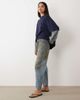 Lioness Lioness Rush Hour straight leg tie detail jeans in vintage blue wash - 2