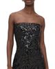 Lioness Lioness Sequin Strapless Mini Dress Noir - 1