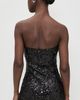 Lioness Lioness Sequin Strapless Mini Dress Noir - 3