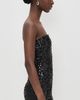 Lioness Lioness Sequin Strapless Mini Dress Noir - 4