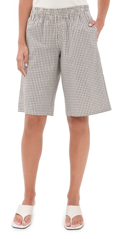 Lioness Lioness Sevigney Long Shorts Cream Check