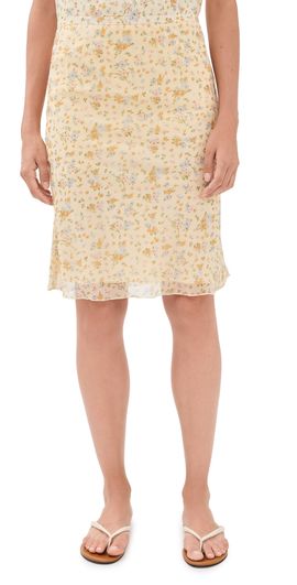 Lioness Lioness Shoreline Midi Skirt Beige
