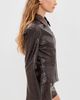 Lioness Lioness Soho Faux Leather Jacket Coffee - 4