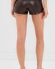 Lioness Lioness Soho Faux Leather Shorts Coffee - 3