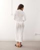 Lioness Lioness soiree plunge neck keyhole detail crochet beach midaxi dress in white - 2