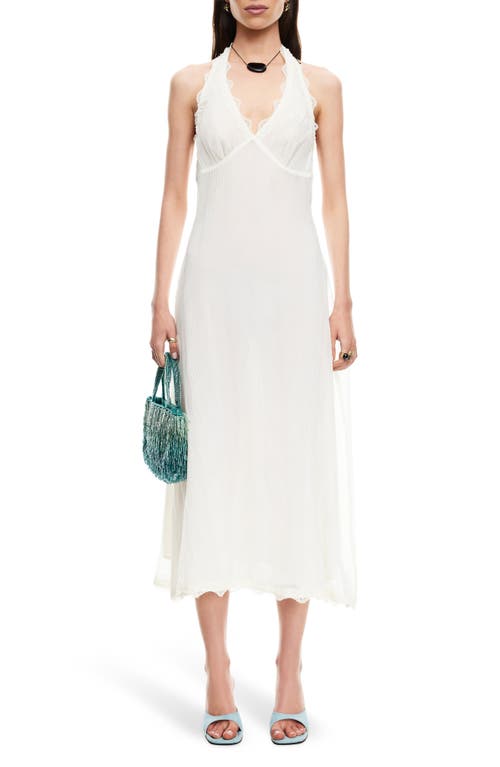 lioness halter dress LIONESS Carrie Halter Dress Blue Check
