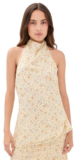 Lioness Lioness Sundown Halter Top Beige