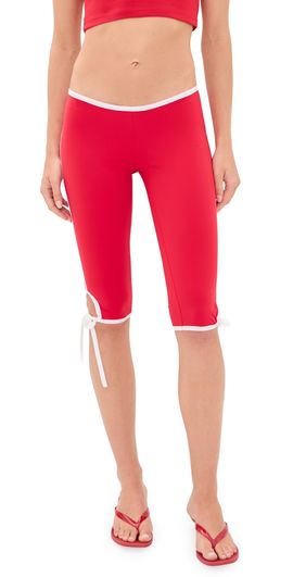 Lioness Lioness Sunset Capri Leggings Crimson