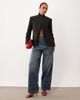 Lioness Lioness Trophy Club asymmetric wrap front blazer in black - 2
