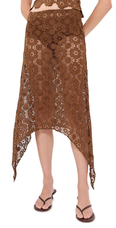 Lioness Lioness Trophy Midi Skirt Espresso