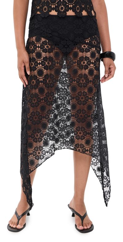 Lioness Lioness Trophy Midi Skirt Noir