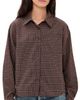 Lioness Lioness Untamed Button Down Shirt Chocolate Plaid - 1