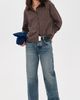 Lioness Lioness Untamed Button Down Shirt Chocolate Plaid - 5