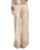 Lioness Lioness Uptown Cotton High Rise Wide Leg Jeans in Fawn - 3