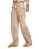 Lioness Lioness Uptown Cotton High Rise Wide Leg Jeans in Fawn - 6