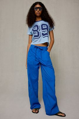 Lioness Lioness Venice Low-Rise Baggy Cargo Pants in Blue, Women's at Urban Outfitters