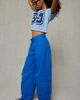 Lioness Lioness Venice Low-Rise Baggy Cargo Pants in Blue, Women's at Urban Outfitters - 3