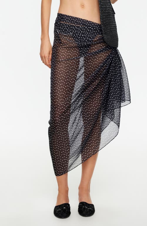 LIONESS LIONESS Wavelength Sheer Cover-Up Wrap Skirt