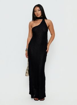 Lioness Lux Lace Maxi Dress Noir