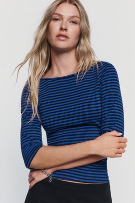 Lioness The Blooming Boatneck Cropped Tee