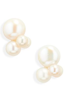 Éliou Éliou Cata Freshwater Pearl Cluster Stud Earrings
